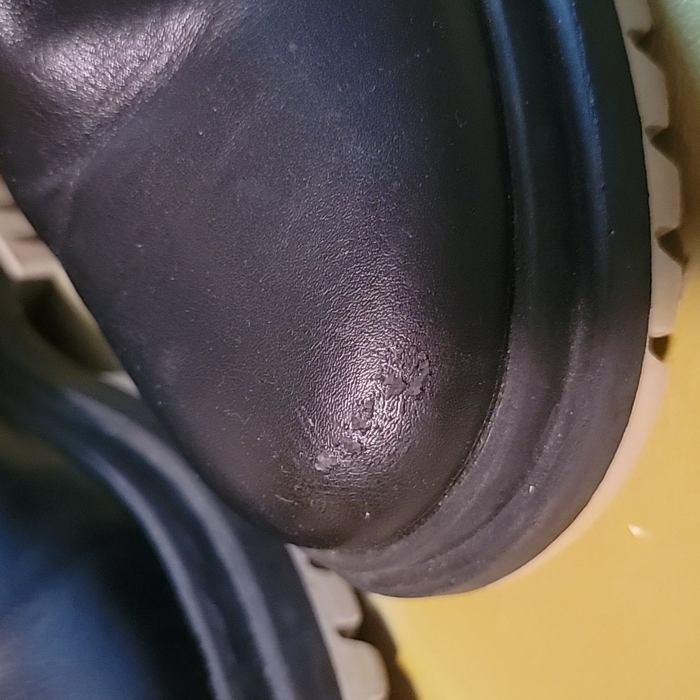 ZARA CONTRAST SOLE ANKLE BOOTS - Picture 6 of 12